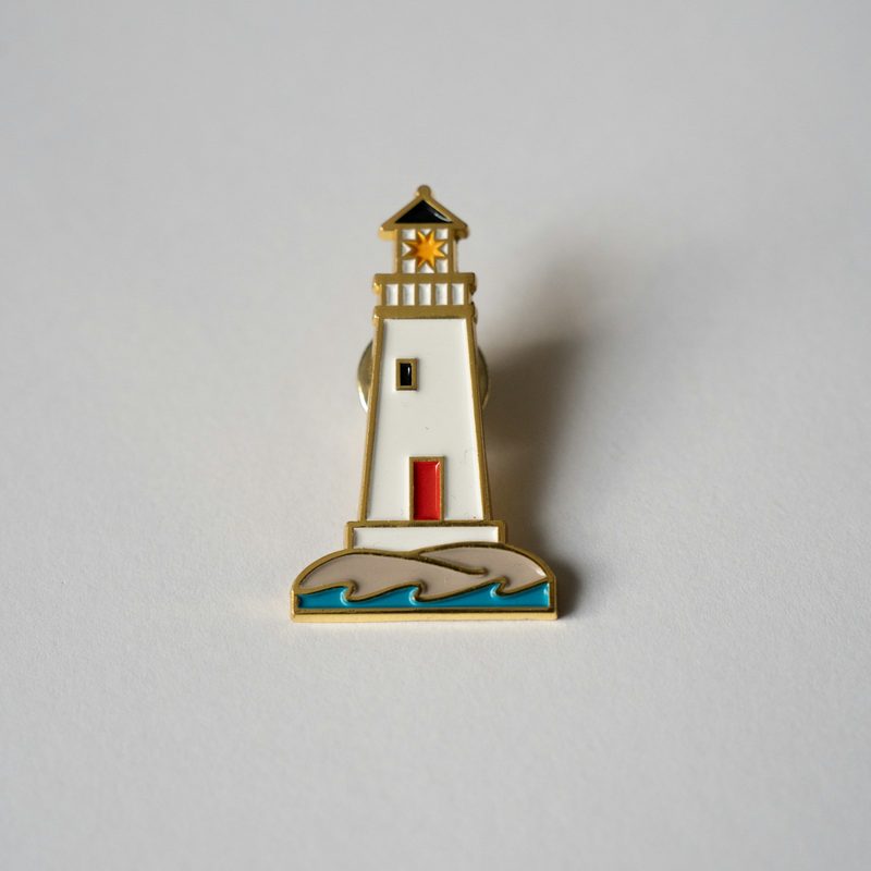 Van enamel pin