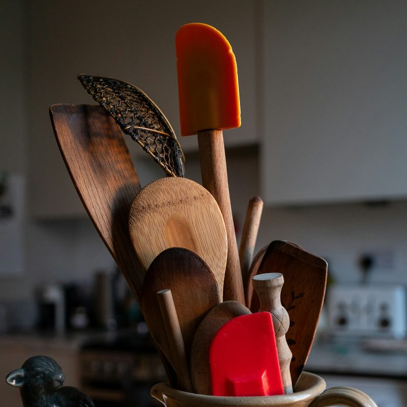 Cast iron scraper set
