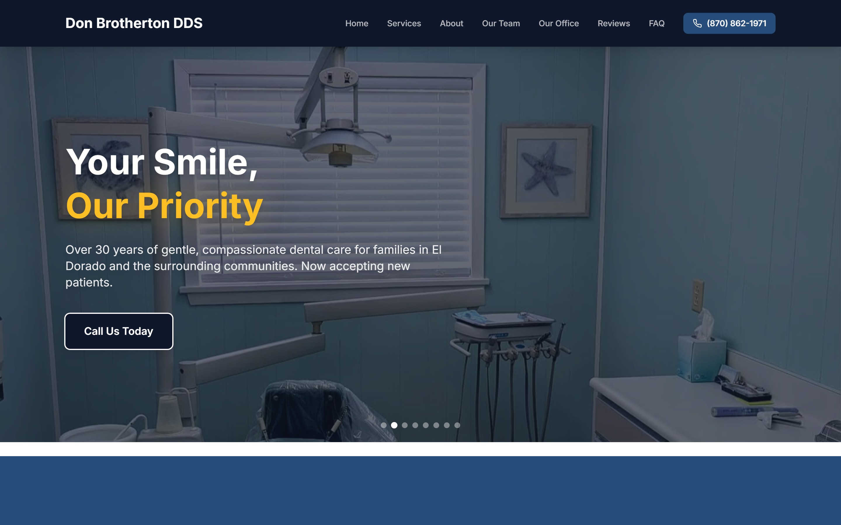 Screenshot of Don Brotherton Dental
